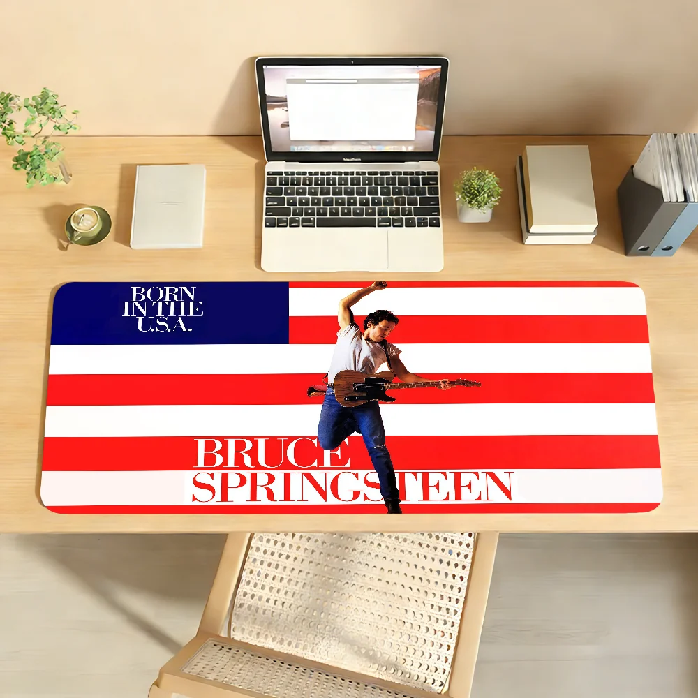 Singer B-Bruce S-Springsteen-S Mouse Pad Computer Laptop Rubber Non-slip Mouse Mat Mousepad Gamers Decoracion Desk Mat