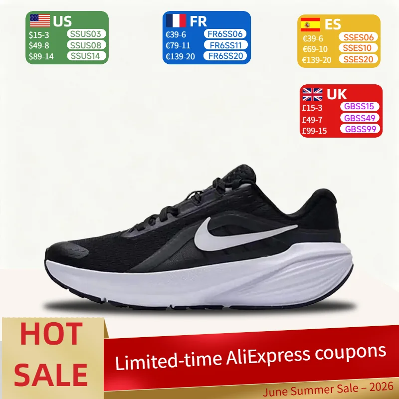 

Nike Downshifter 14 Soft, Durable, and Responsive Premium Mesh Breathable Low-Top Running Shoes for Men, Black IB1899-002