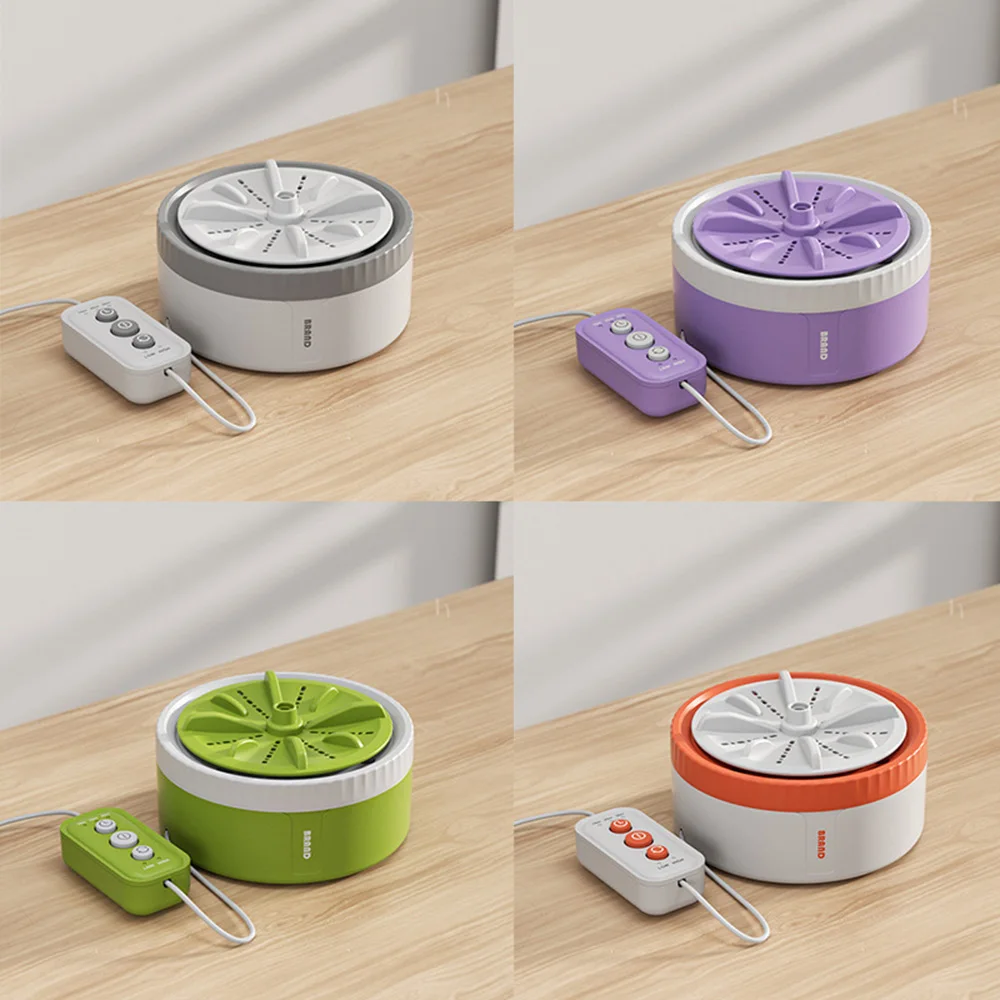Mini Draagbare Wasmachines USB Roterende Turbo Fruit Keuken Ultrasone Vaatwasser Voor Kleding Thuis Reizen Afstandsbediening Nguy탁