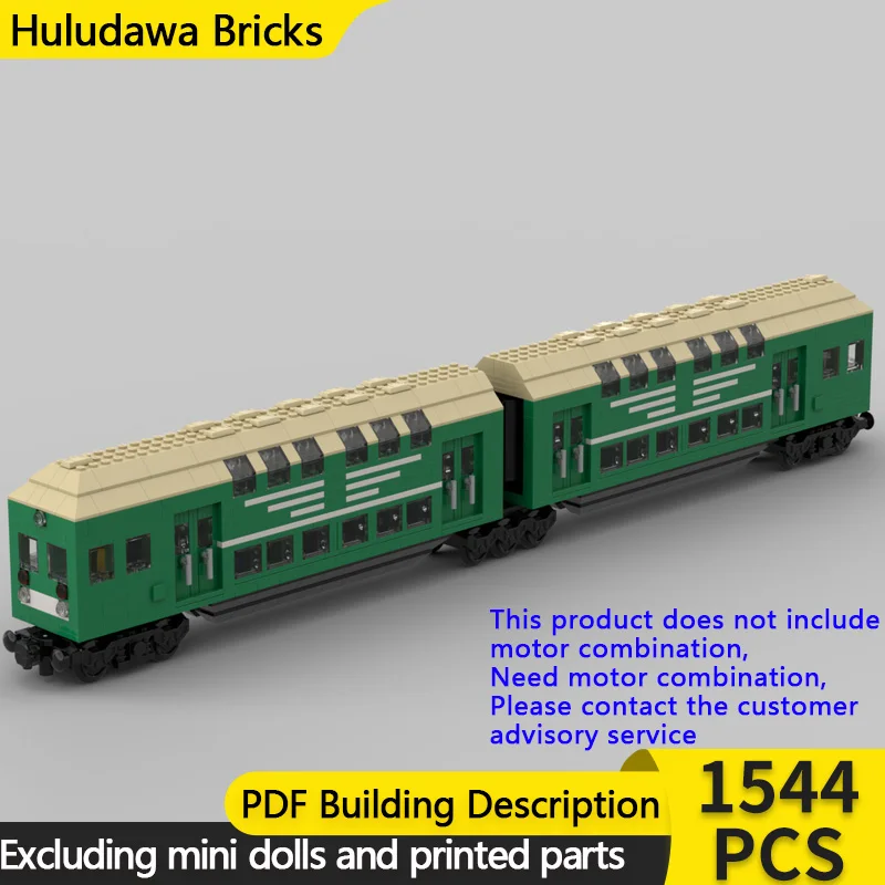 

Модель городской автомобиль MOC, строительные кирпичи, немецкий железнодорожный поезд, автомобиль, модульная технология, детские праздничные подарки, сборка игрушек, костюм