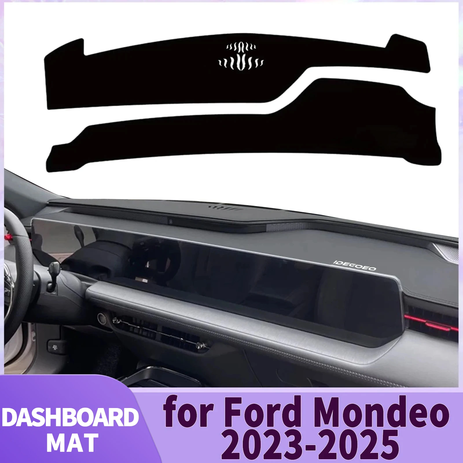 

fit for Ford Mondeo Taurus MK5 2023 2024 2025 LHD Car Accessories Dashmat Dashboard Cover Pad DashMat Sunshade Protective Carpet