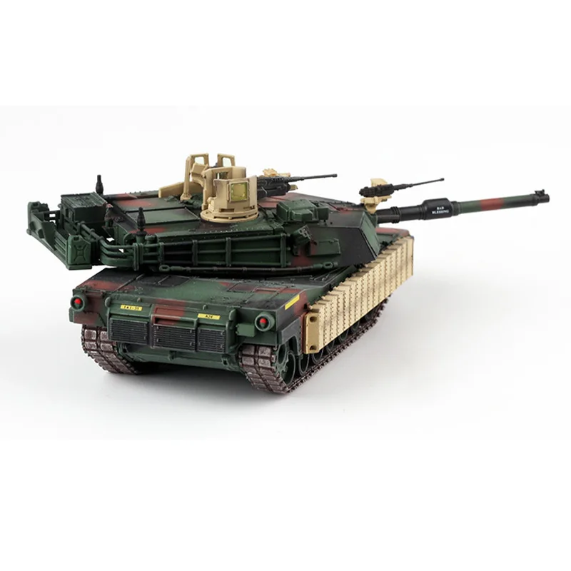 1/72 مقياس الولايات المتحدة M1A1 TUSK M1 دبابة قتال رئيسية محاكاة البلاستيك مجنزرة دبابة نموذج عرض ثابت تحصيل لعبة هدية تذكارية