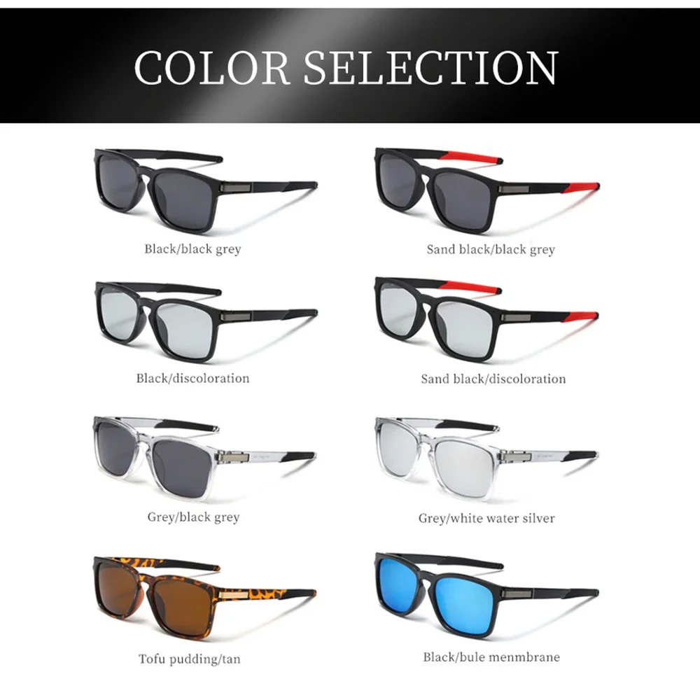 AIELBRO Polarized Sunglasses Bicycle Glasses Photochromic Sunglasses Outdoor Photochromic Cycling Glasses Man Sunglasses for Men