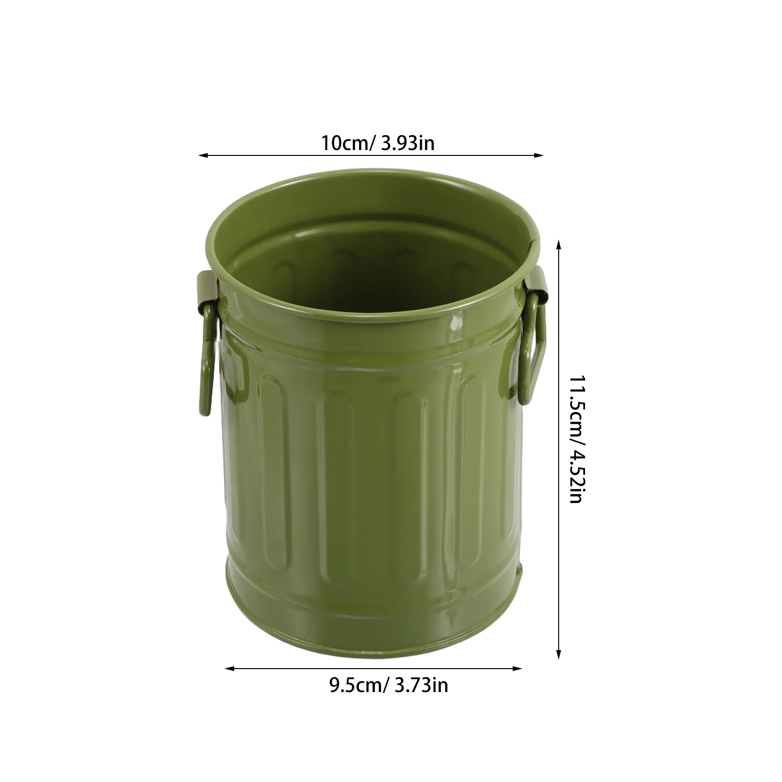 حامل أقلام حديد متعدد الوظائف منظم سطح المكتب المعدني الأخضر لمصانع القرطاسية وحامل أقلام لفرش المكياج للمكتب