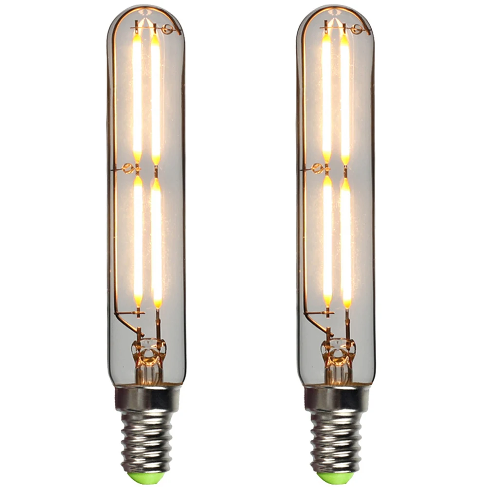 2pcs T20 4w Retro Led Light Bulb E14e12 Screw Energy Saving High Brightness Home Decor For Bedroom Bathroom Wholesale