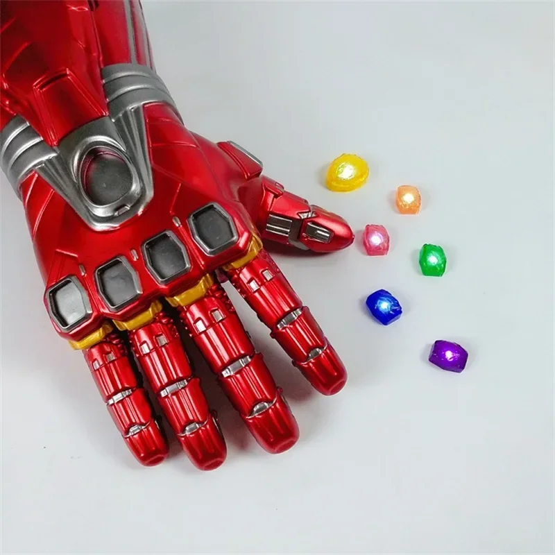 Halloween Hero Dress Up Adult Flash Gloves Three Flash Modes Destroy the Earth Kids Cool Toys Cosplay Headwear Kids