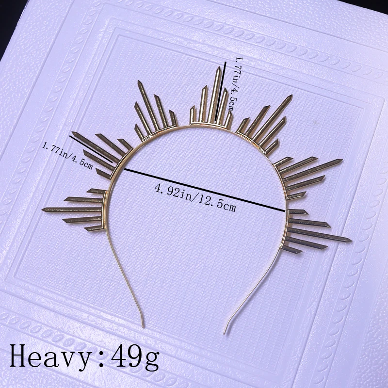 Fashion Personalized Metal Headbands Hairbands Banquets Birthday Handmade DIY Design Hairband Bridal Crowns Wedding Jewelry Gift