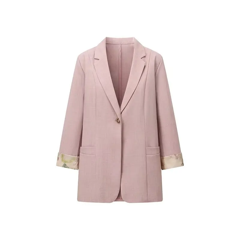 

Модный двухцветный простой костюм без рукавов на одной пуговице, элегантный атмосферный женский топ с семью руками, осень-зима