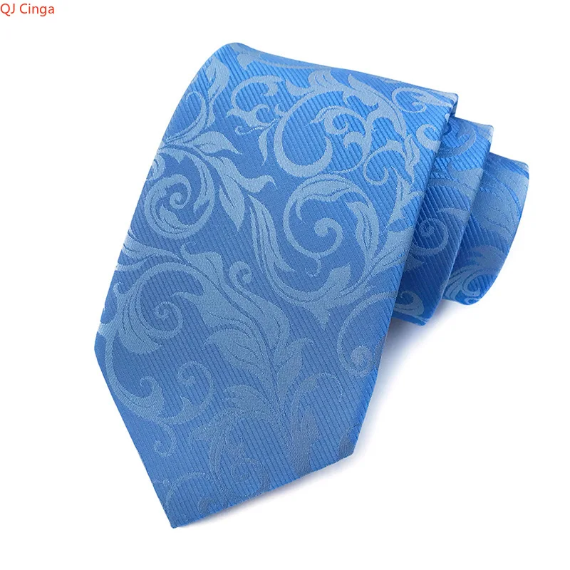 New 2026 Men's Red Tie Featuring A Chinese Dragon Jacquard Pattern, Available in Multiple Colors.