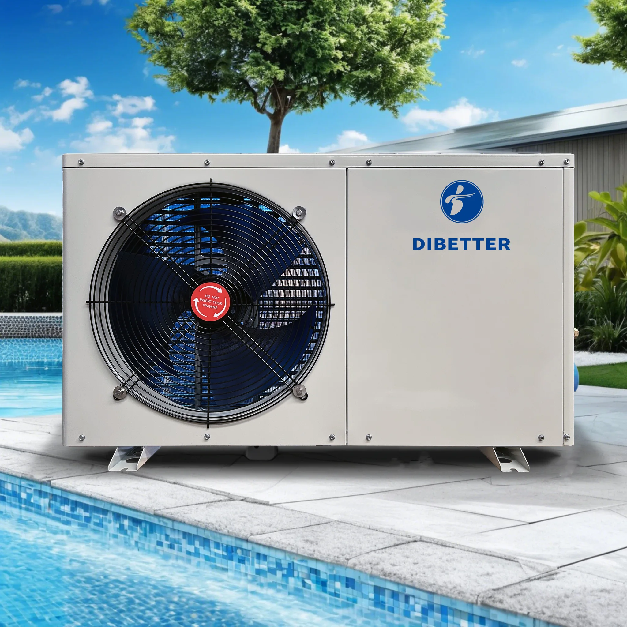 4.0kW التجارية حمام سباحة محلي سبا OEM ODM العلامة التجارية الأعلى WIFI التحكم R32 R410a الهواء إلى الماء مضخة الحرارة سخان المياه