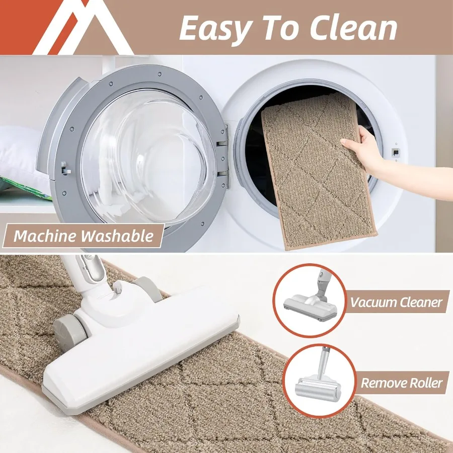 غير قابل للانزلاق درج داخلي 28 بوصة × 9 بوصة للخطوات الخشبية مع 100 بوليستر TPE دعم متفوقا درج معالجة سجاد لـ و #5