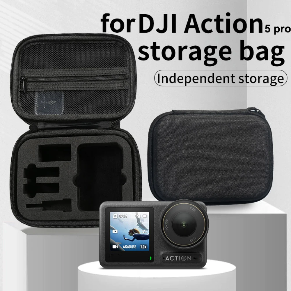 Mini Carrying Case Bag For DJI OSMO Action 5pro Travel Bag Camera Accessory for DJI Osmo Action 5pro Storage Bag Protective Box