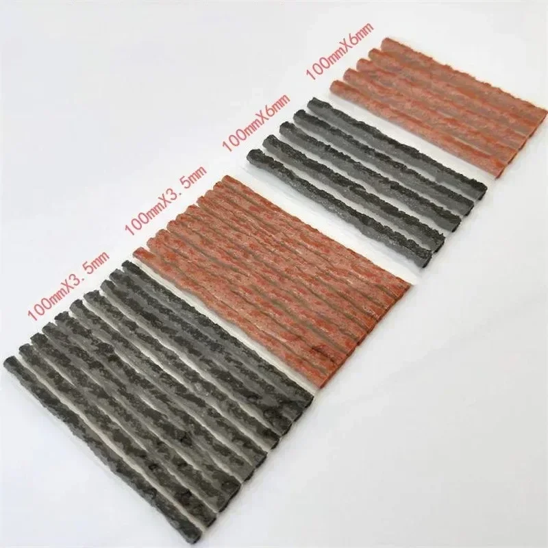 Tire Repair Strips Tubeless Rubber Stiring Glue Seals for Cars Motorcycle Bike Tyre Puncture Repairing Tools Accessories