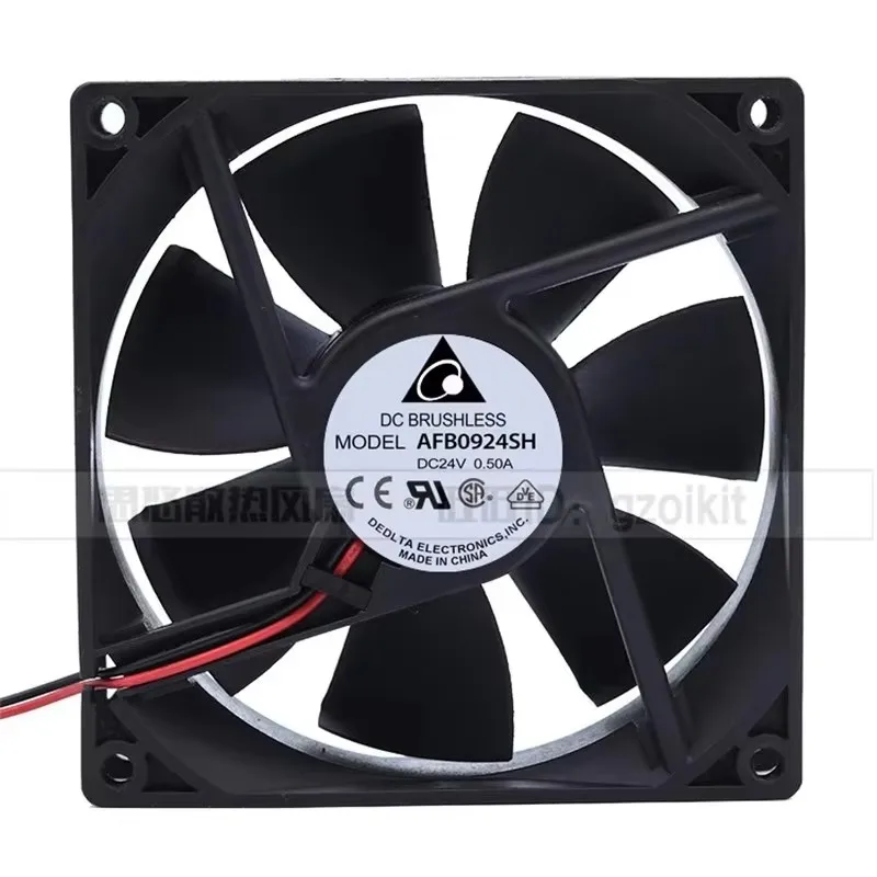 

New AFB0924SH-A 90 * 90 * 25MM 24V 0.50A 9CM dual ball frequency converter cooling fan