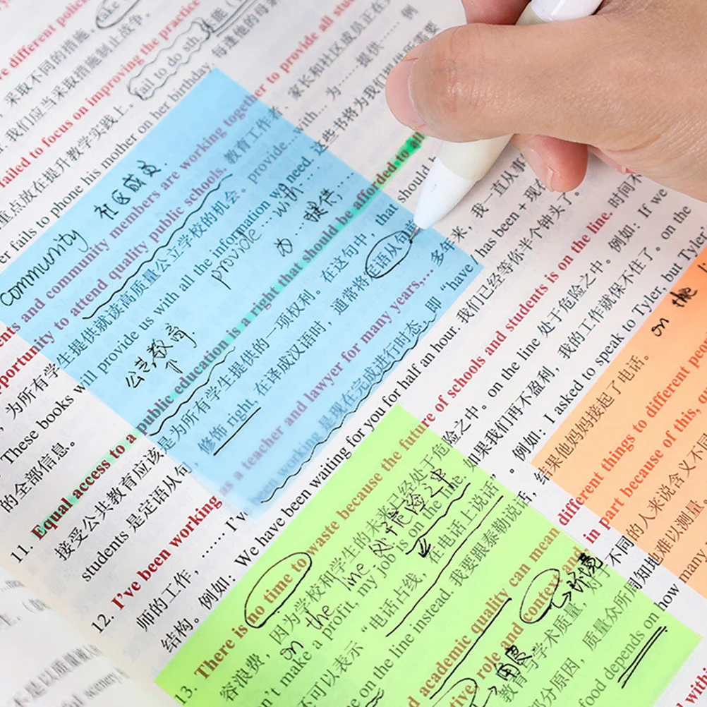 Adesivi memo per la casa Blocco note riutilizzabili Design portatile compatto per la pianificazione dell'organizzazione dell'ufficio, della scuola, lo studio a casa