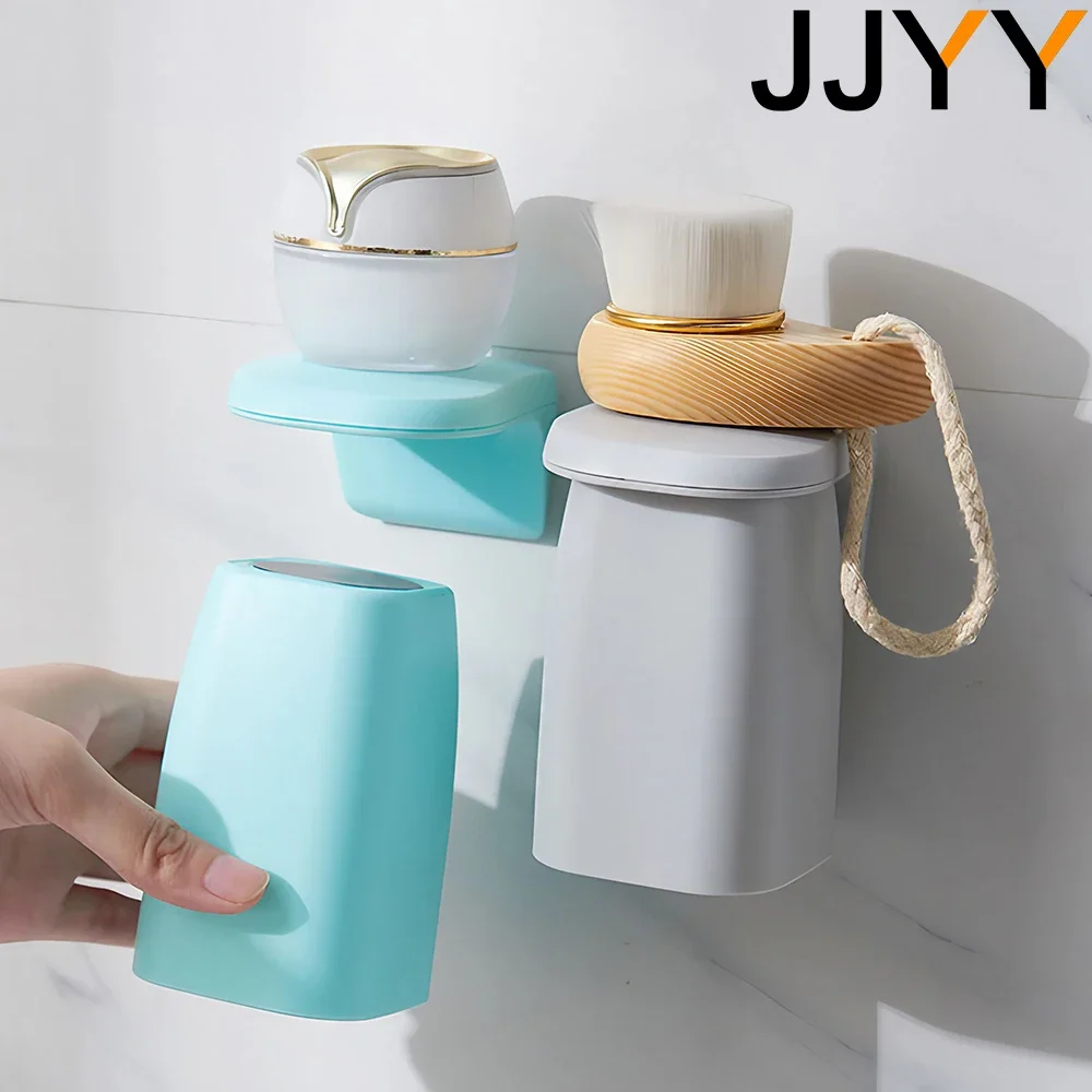 

New Creative Magnetic Mouthwash Cup Wall-mounted Wall-mounted Toothbrush Holder Inverted Toothbrush Cup Family Bathroom Supplies