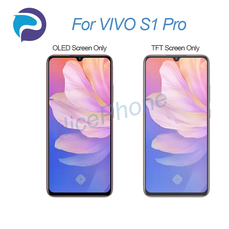 for VIVO S1 Pro LCD Screen + Touch Digitizer Display 2340*1080 1920, PD1945F_EX, 1920_20 For VIVO S1 Pro LCD Screen Display