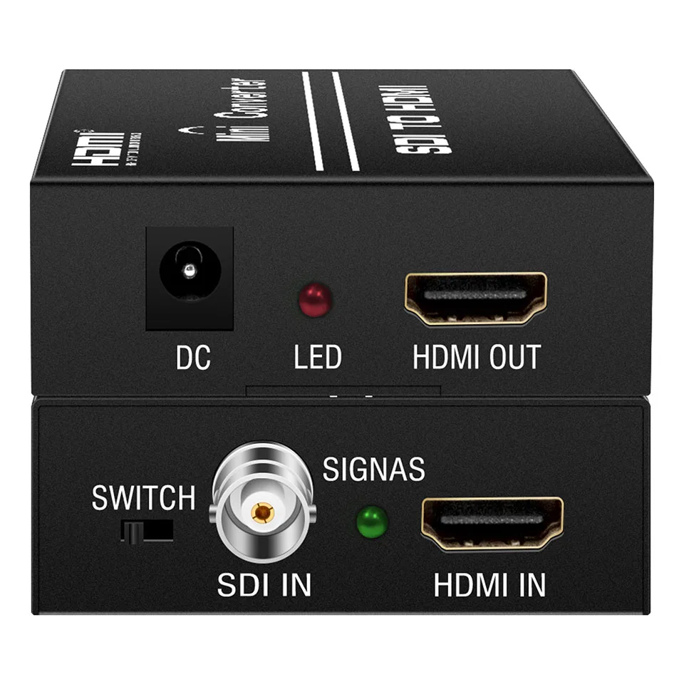 SDI HDMI do HDMI konwerter przełącznik Full HD 1080P HDMI 1.3c i HDCP dla kamera Monitor do komputera