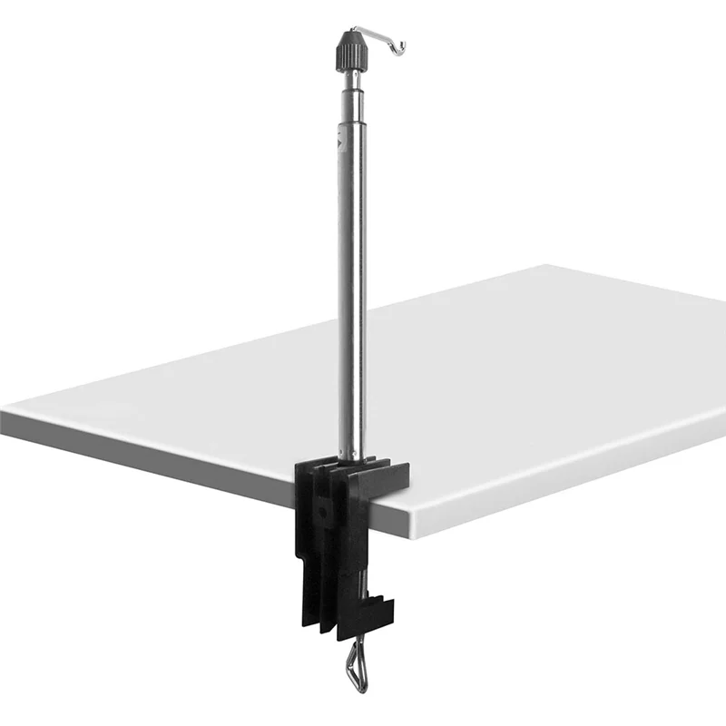 A58Z 2 Pack Rotary Tool Round Grinder Telescopic Hanging Stand Holder With Table Clamp, Flex Shaft Hanger Stand Tool Easy To Use