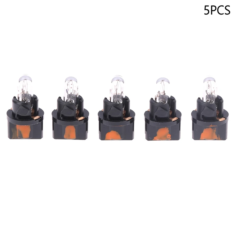 

【5PCS High Quality For 12V1.2W V-2 Small Bulb Indicator Light Car Instrument Lamp】