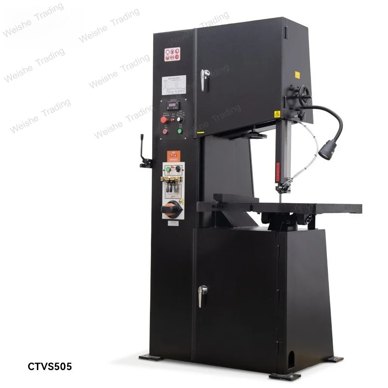 CTVS505 Vertical Metal Band Saw Aluminum Machine Metal Cutting Machine Infinitely Variable Speed