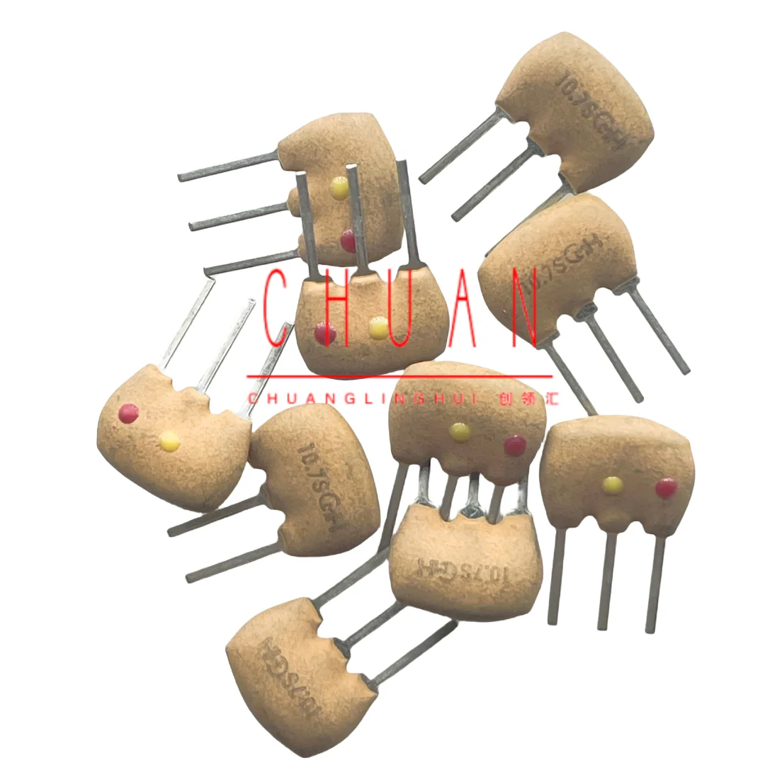 10pcs/ 10.7MS Murata Ceramic Filter SFE10.7MS2 10.7S 10.7MHZ In-line 3-pin Bandwidth 230K