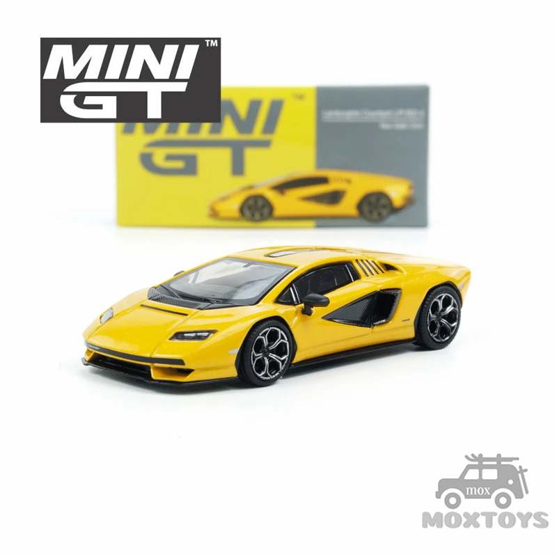 MINI GT 1:64 Countach LPI 800-4 New Giallo Orion Diecast Model Car