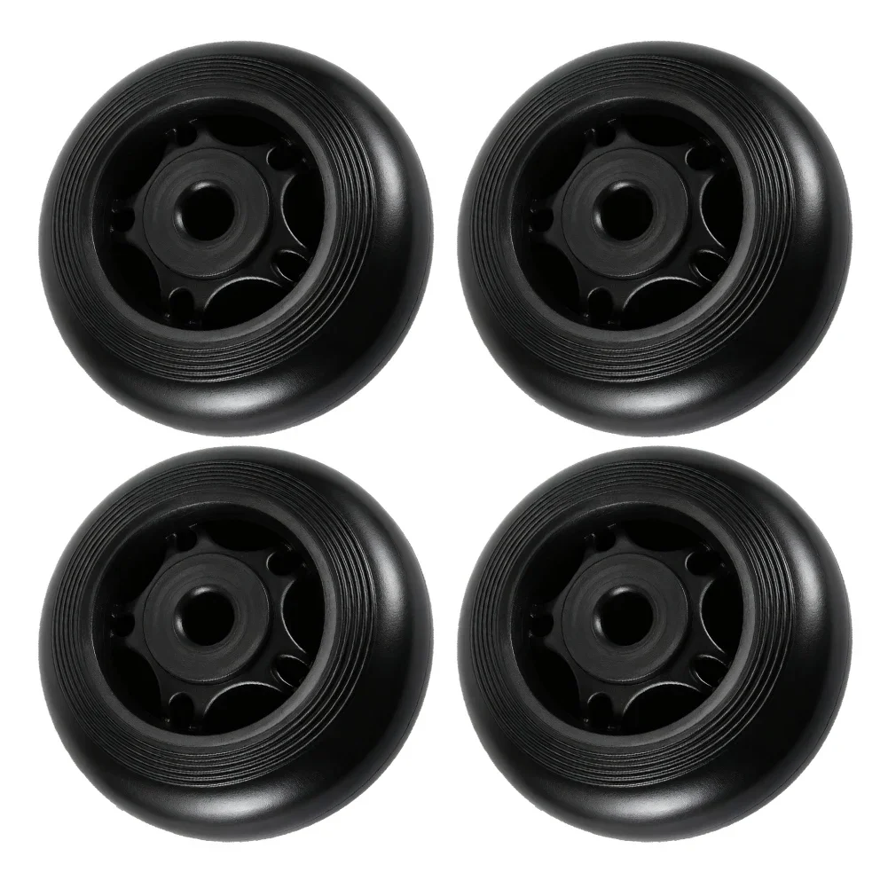 Easy Install Fitness Equipment Wheels Bodybuilding Exercise Bike Replacement Compatible With 8mm Axles Fit For Home Use