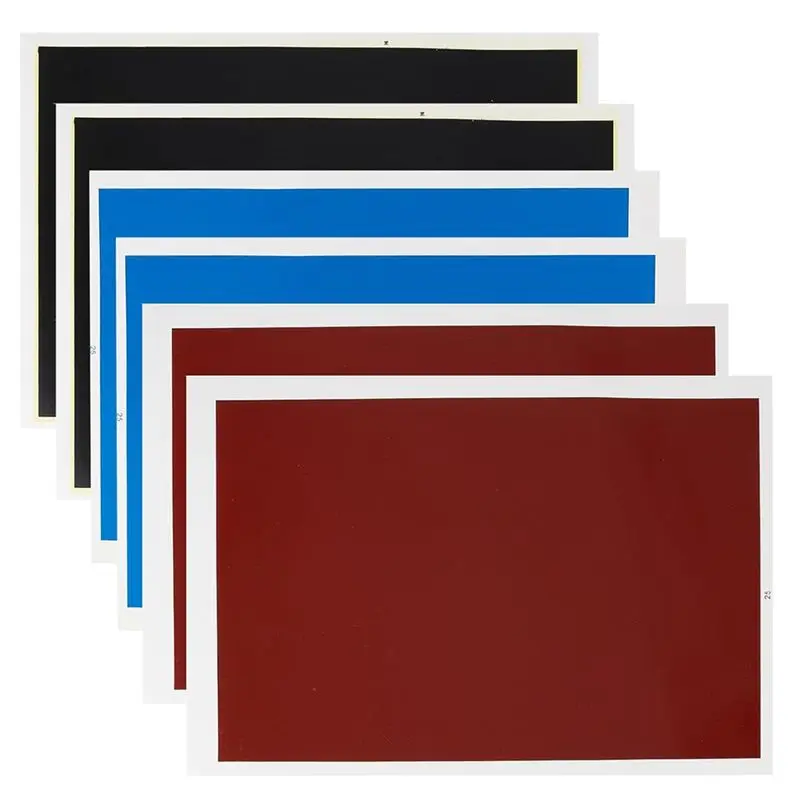 

WORTHOWN-6 Pc Laserdimming Paper,10.6 Inch X 15 Inch Coloful Engraving Marking Paper,Lasermarking Paper For Ceramics Glass Metal
