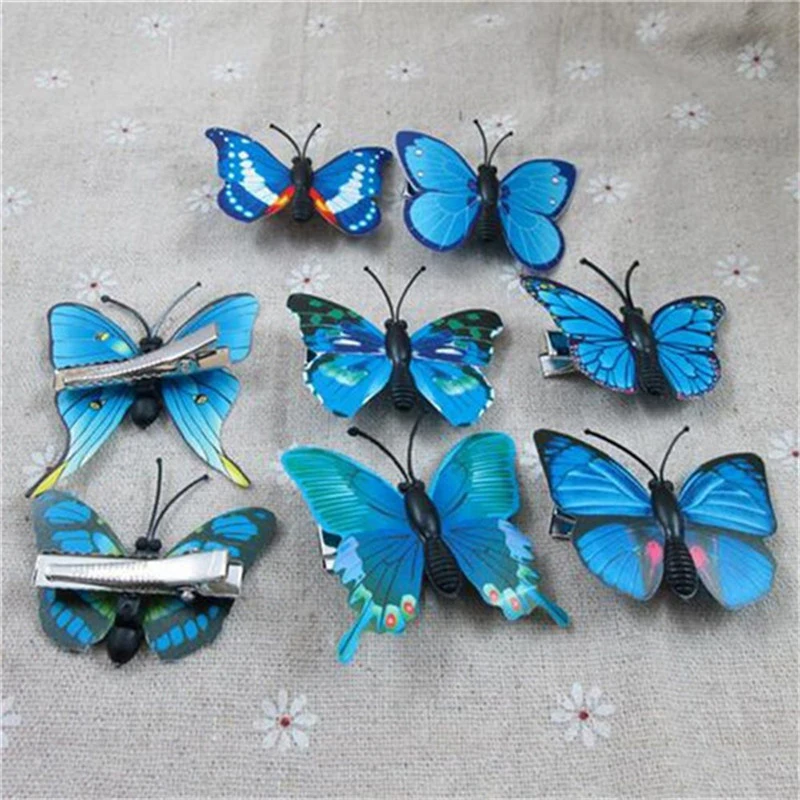 5pcs Women Butterfly Hair Clips Bridal Hair Accessory Wedding Photography Costume Hair Accessories Hair Clips