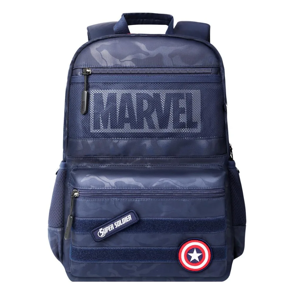 

Disney Marvel Children's School Bag Boys Favorite Cool Captain America Heroic Image Primary School Students 1-6 Grades Available