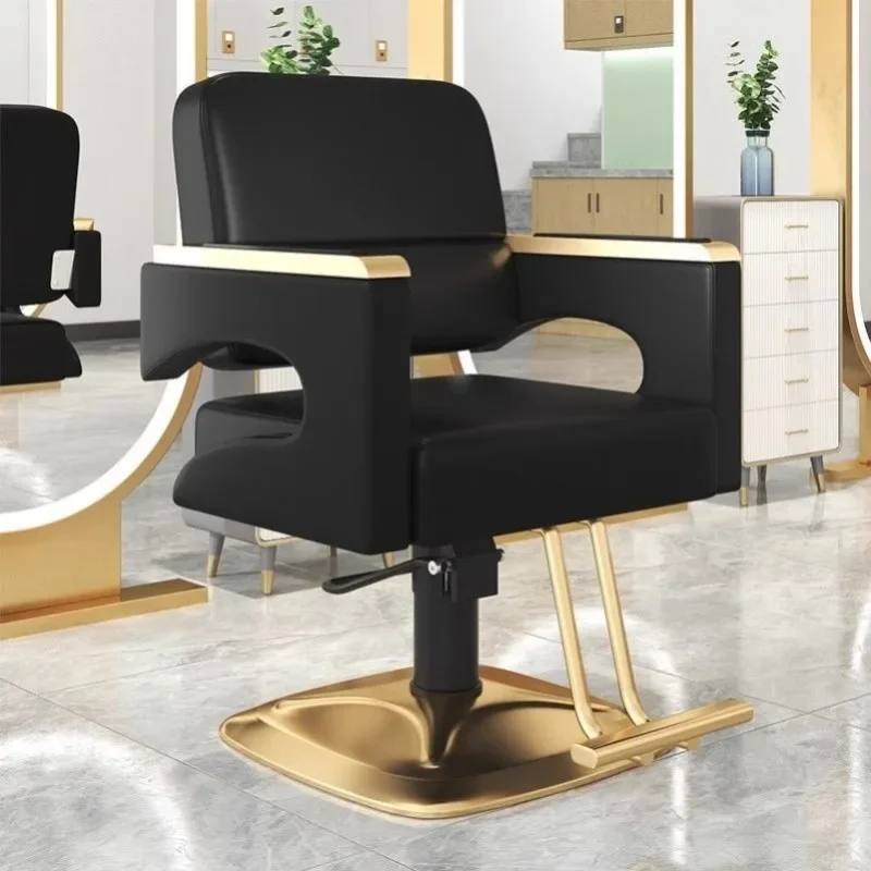 

Luxury Wash Barber Chair Hydraulic Facial Cutting Stool Shampoo Hairdressing Beauty Swivel Chaise Coiffeuse Barber Equipment