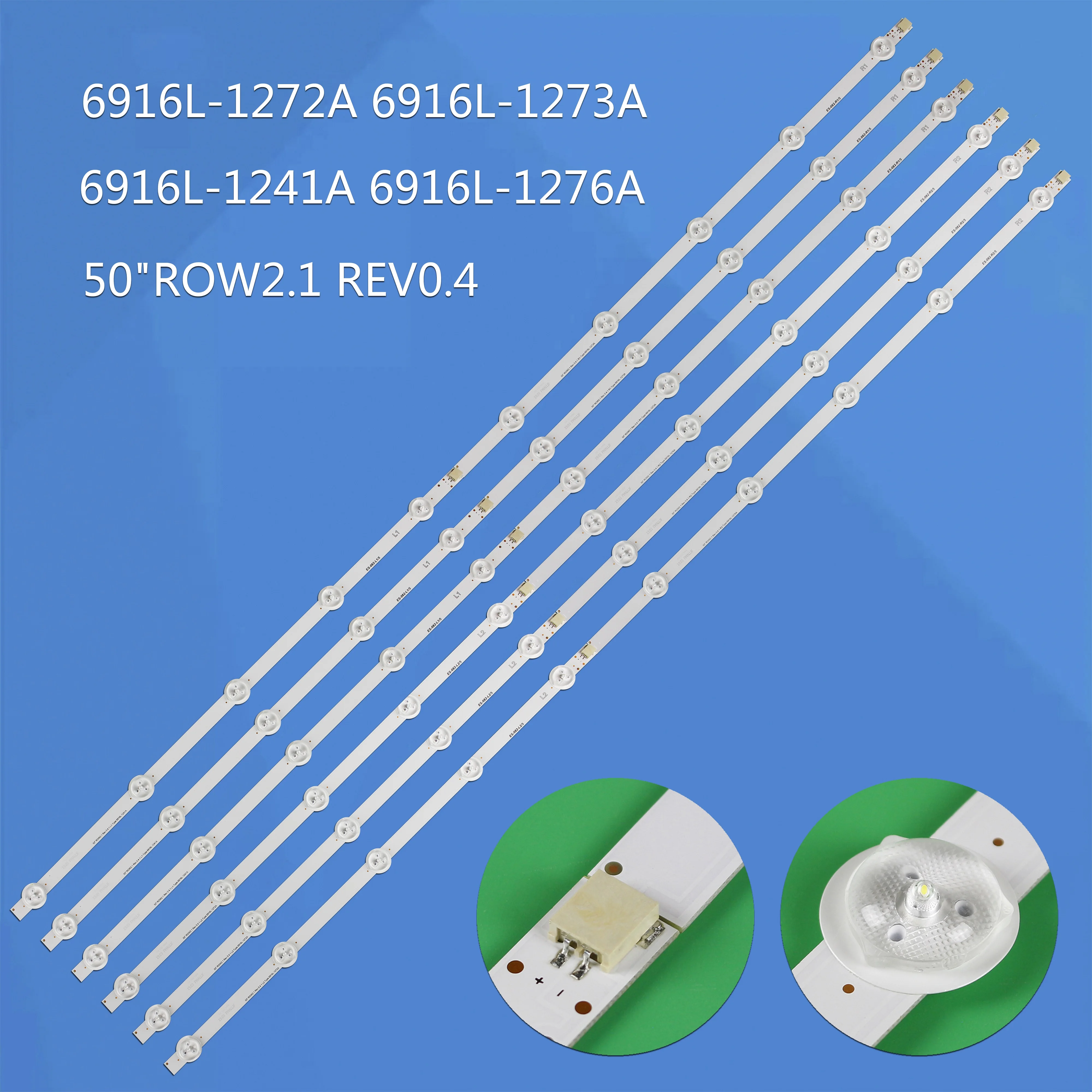LED Backlight strip 10 lamp For 50LA613 50LN577 50LA620 50LN578 50LN570 50LN575 50LA6210 50LA6130 50LN5310 50LN5406 50LN575S-ZE
