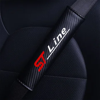 Housse de ceinture de sécurité pour voiture, épaulière pour enfants et adultes, pour Ford st-line Focus 2 3 Mondeo Ecosport Kuga Mk4 Fiesta Mk3, accessoires