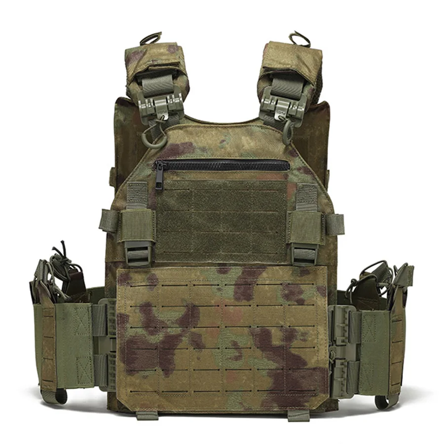 Outdoor trainingsvest multifunctioneel MOLLE-uitbreiding handig vest met snelsluiting, waterdicht en slijtvast