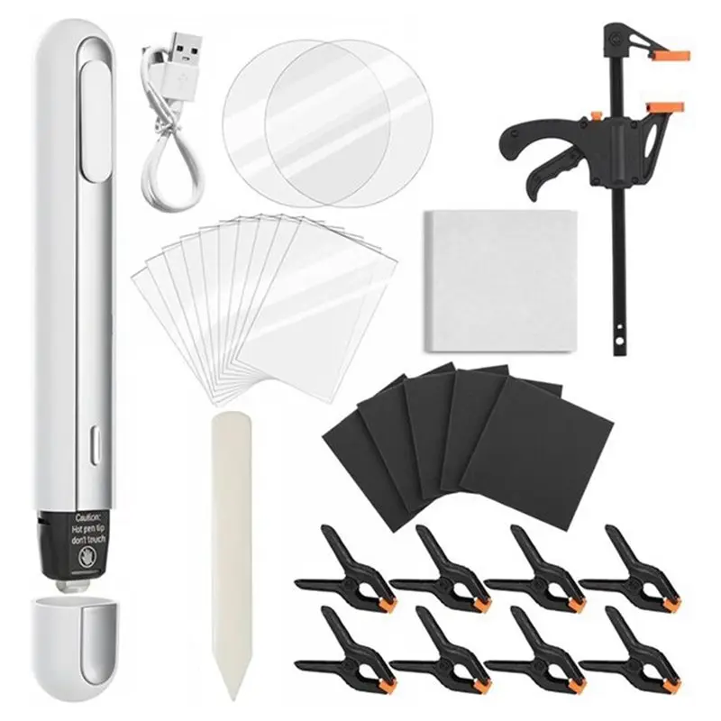 

【SPECIAL】Sports Card Repair Tool Kit Card Flattening Thermal Pen Acrylic Sheets Cleaning Care