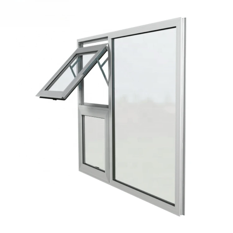 Commercial awning Outdoor aluminum awning Custom double glazed tempered glass French awning
