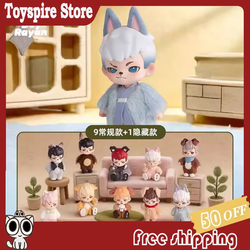 

Оригинальная коллекционная фигурка Rayan No Puppies No World Series в слепой коробке: виниловая плюшевая игрушка-подвеска, настольное украшение, подарок для детей