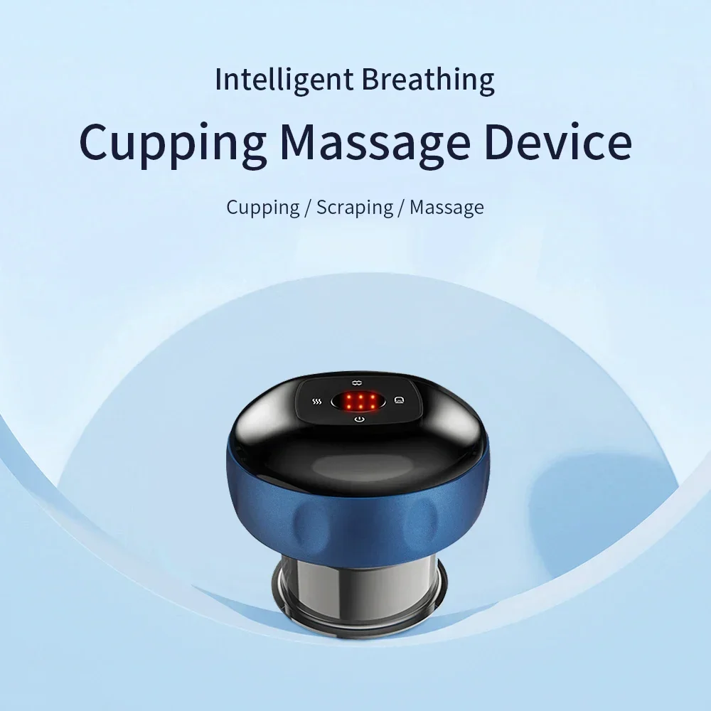 6/12 Levels Wireless Cupping Massager Anti-Cellulite Body Massager Negative Pressure Electric Scraping Apparatus Dredge Meridian