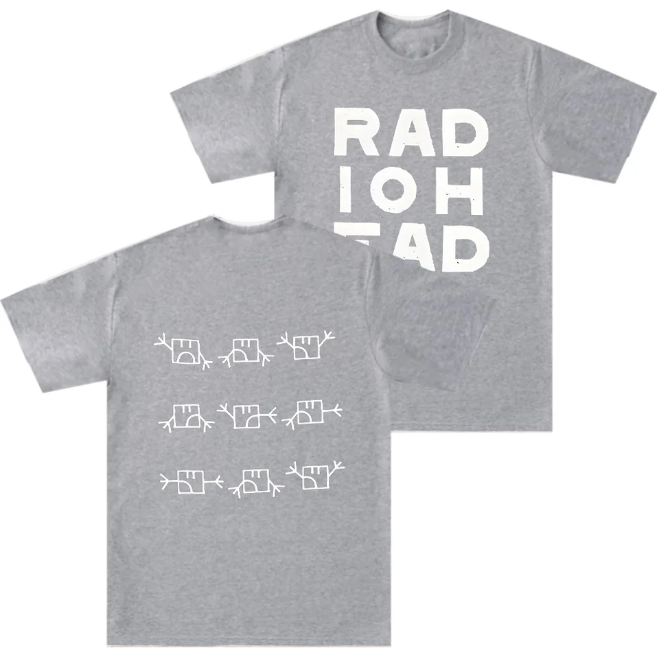 Radiohead Semaphore T-shirt Alternative Rock Band Cotton Long