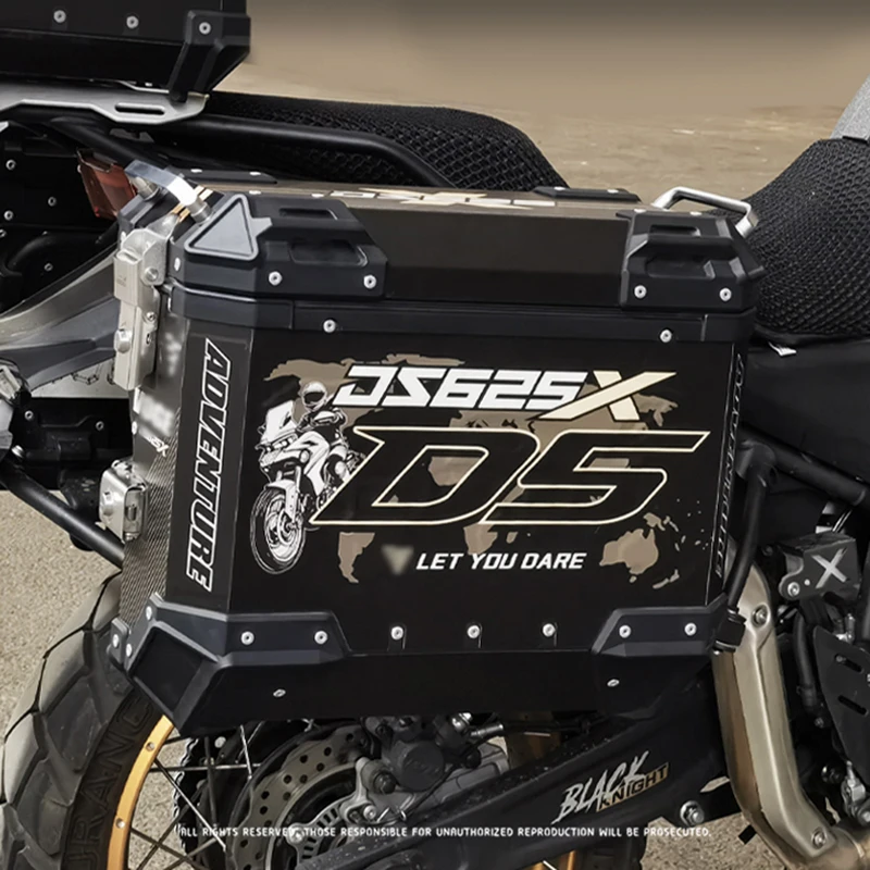 Motorcycle Luggage Trunk Side Box Sticker Protection Decorative Decals Sticker FOR VOGE DS625X DS 625X DS625 X