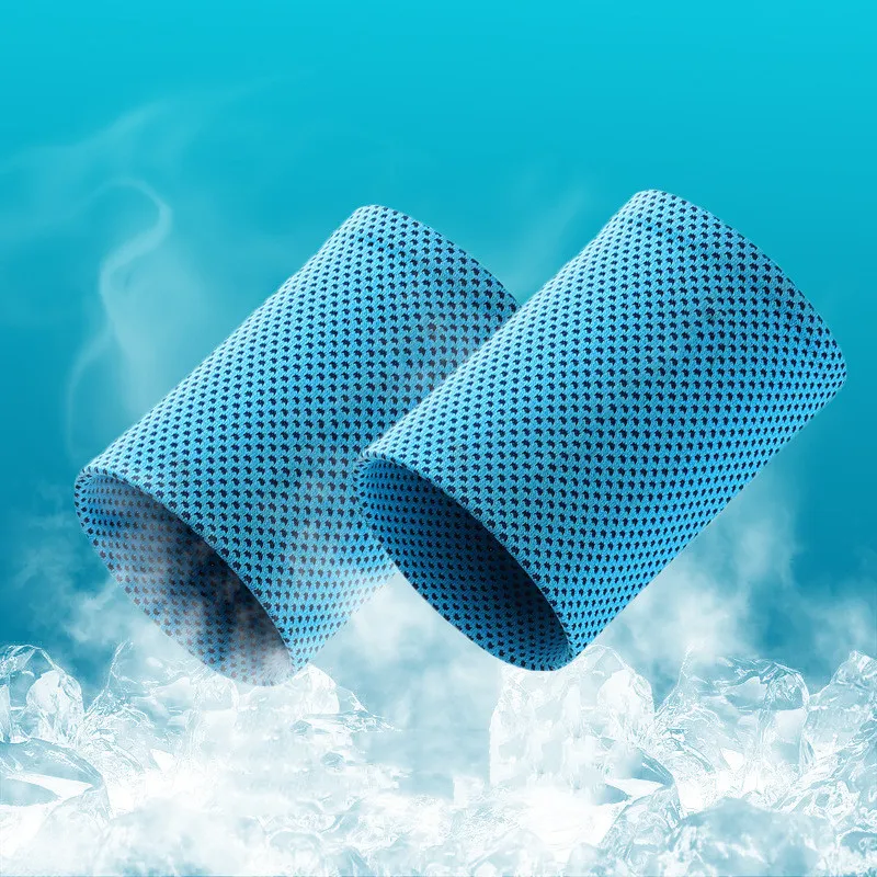 

Summer Ice Silk Sports Protect Wrist Wristband Men's Thin Outdoor Sports Breathable Elastic Sunscreen Wrist Cover Women