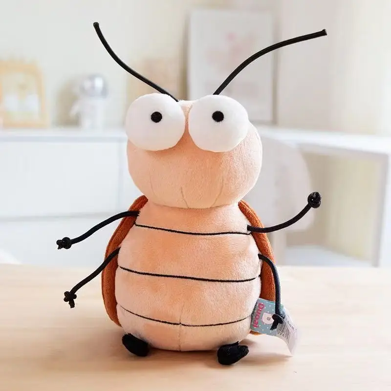 Lo último en llavero con colgante de mochila de cucarachas, muñeco de peluche de dibujos animados de anime, bonito regalo de cumpleaños para niños, muñeca divertida