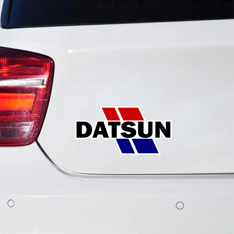 Fashion Datsun Racing Speed Car Sticker Vintage Retro Stripes Vinyl Decal Sticker Logo Truck Car Window Bumper Car Decoration