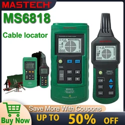 MASTECH MS6818 Portable Professional Wire & Cable Testers Wire Cable Tracker Metal Pipe Locator Detector Tester Line Tracker