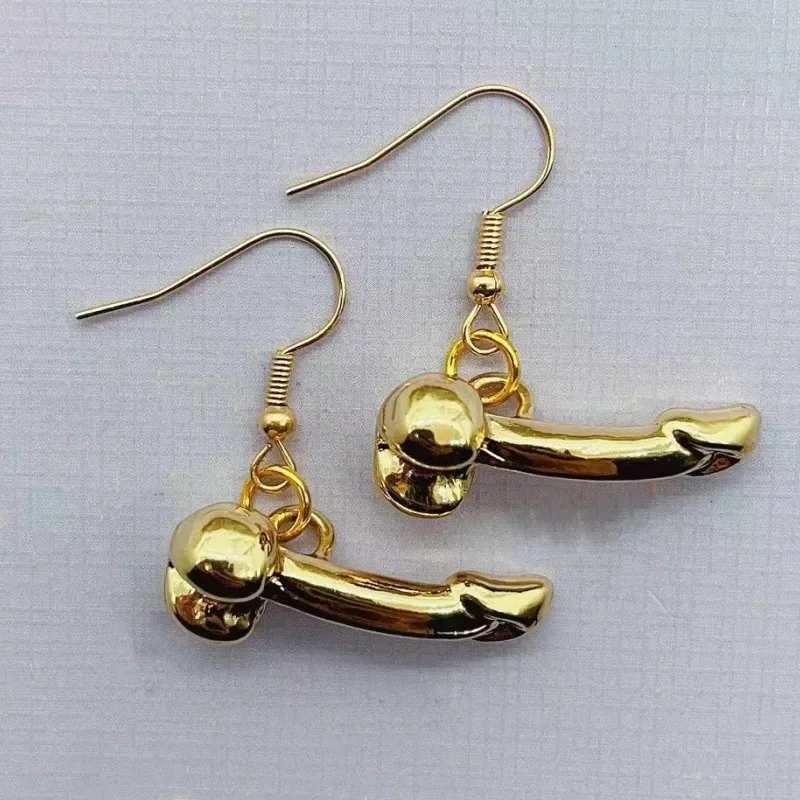 Erotic Penis Earrings Modern Women Nightclub Party Fashion Accessories Male Genitals Original Amulet Jewelry Earrings