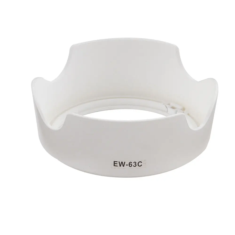 10pcs EW-63C  camera lens hood accessories 58mm for Canon EF-S 18-55mm f/3.5-5.6 IS STM  NEW White good quality Feleto