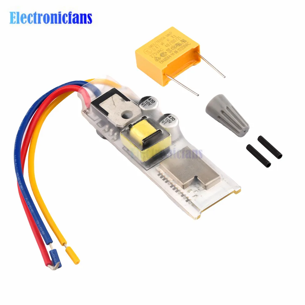 AC220V Intelligent Switch Module With Single Wire Version Bluetooth MESH Voice Control Module Kit Suitable for Mijia APP