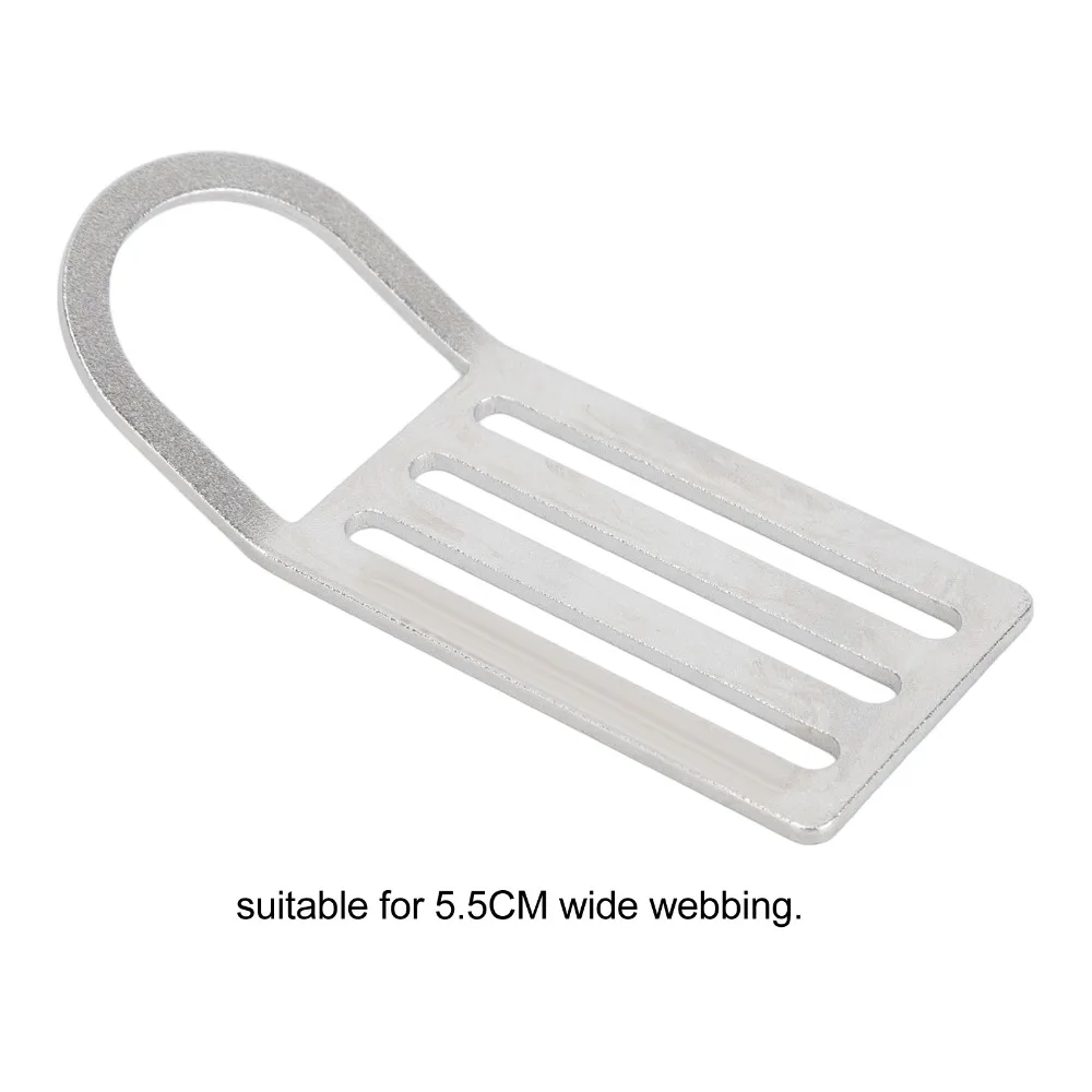 Sturdy 316 Stainless Steel D Ring Diving Weight Belt Water Resistant Secure Fastening Weight Belt Keeper Belt Stopper Snorkeling