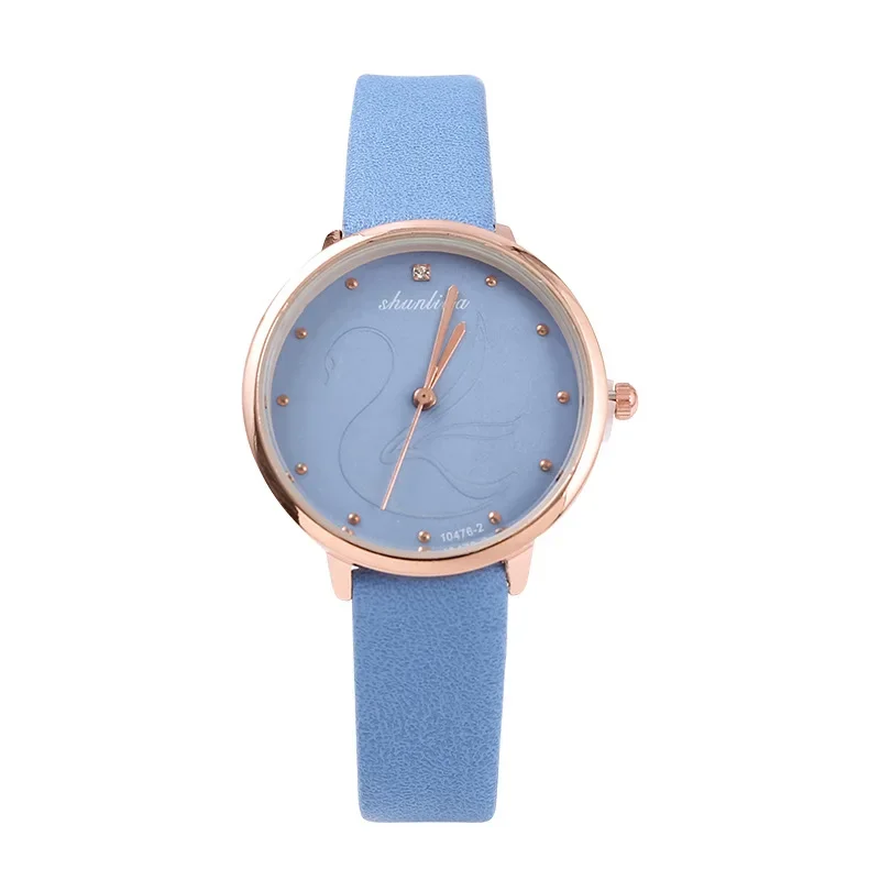 Cute Swan Women\'s Watches Simple Quartz Wristwatches Leather Watches Ladies Watch Gift Girls Students Clock Relogios Feminino 시계